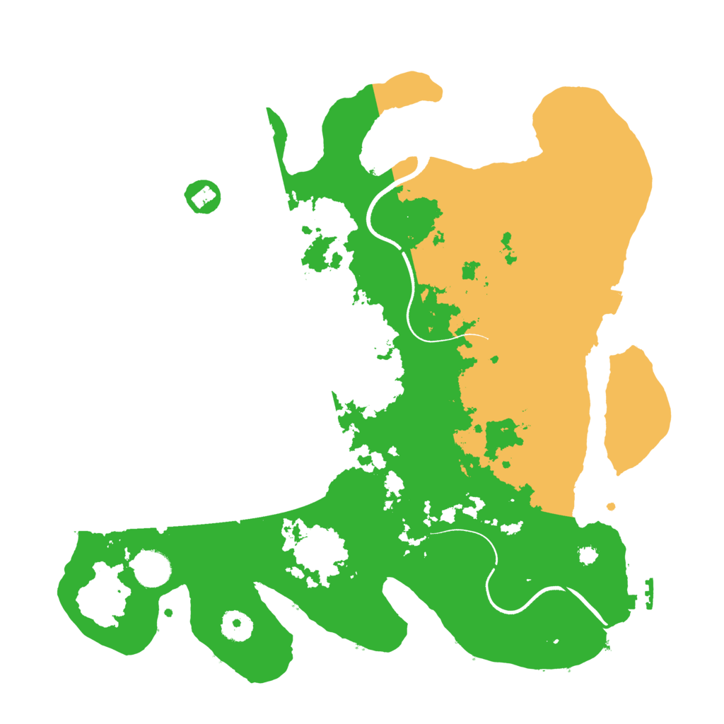 Biome Rust Map: Procedural Map, Size: 3500, Seed: 2093528115