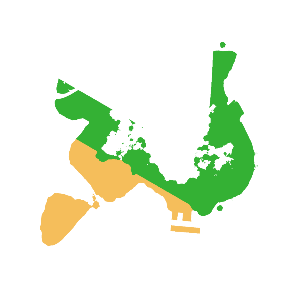 Biome Rust Map: Procedural Map, Size: 2000, Seed: 307763704