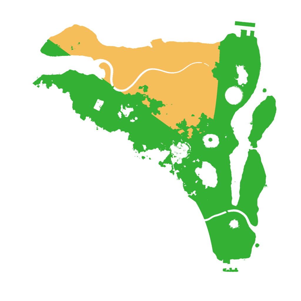 Biome Rust Map: Procedural Map, Size: 3000, Seed: 850421699