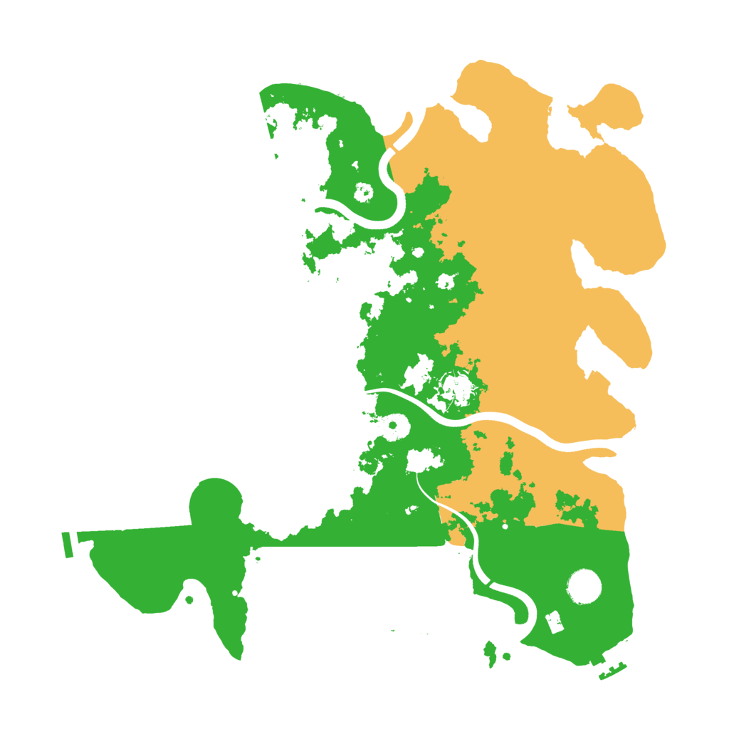 Biome Rust Map: Procedural Map, Size: 3750, Seed: 990642199