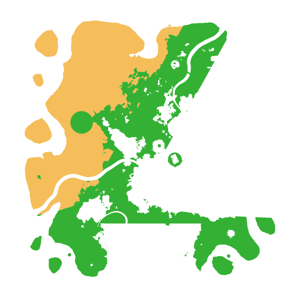 Biome Rust Map: Procedural Map, Size: 3500, Seed: 213965708