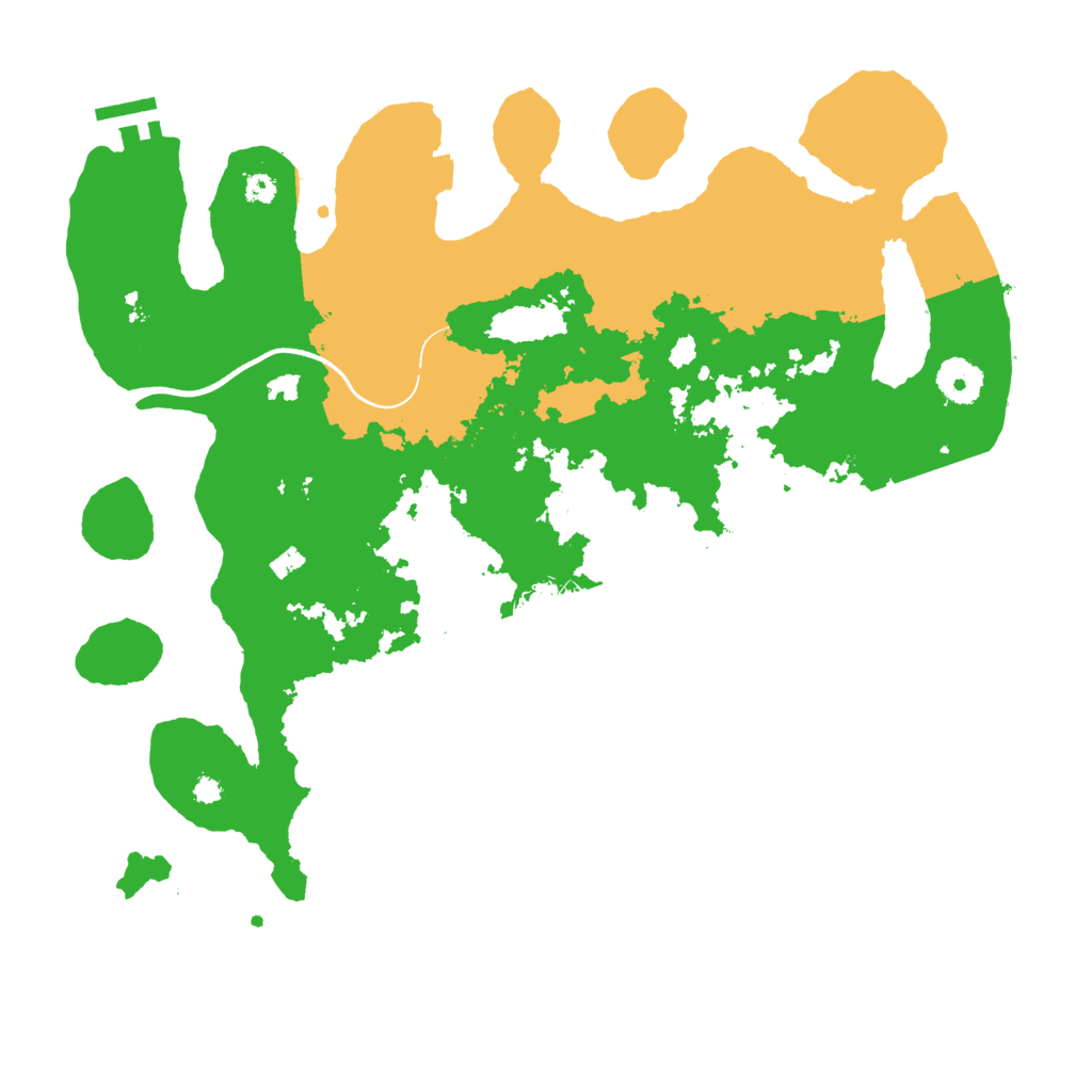 Biome Rust Map: Procedural Map, Size: 3600, Seed: 382