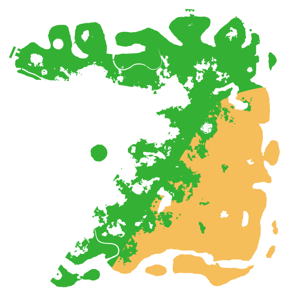 Biome Rust Map: Procedural Map, Size: 5000, Seed: 264138486