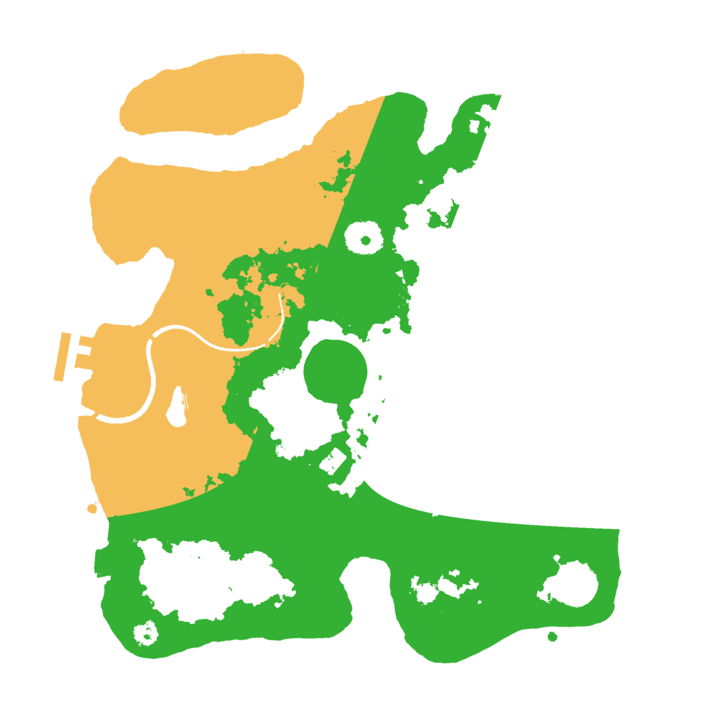 Biome Rust Map: Procedural Map, Size: 3000, Seed: 1501649570