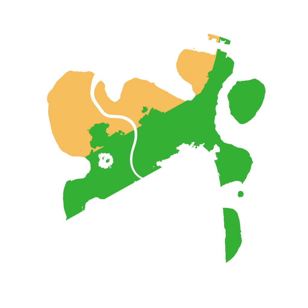 Biome Rust Map: Procedural Map, Size: 2000, Seed: 1389817894
