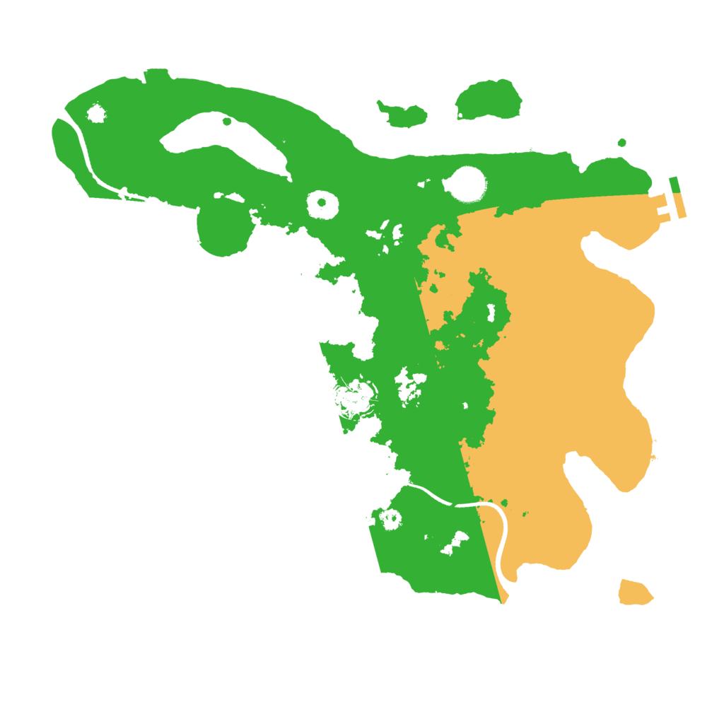 Biome Rust Map: Procedural Map, Size: 3500, Seed: 2132036134