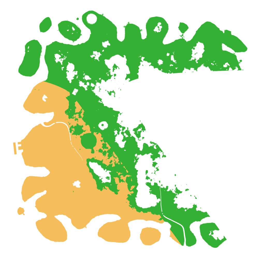 Biome Rust Map: Procedural Map, Size: 4500, Seed: 15846218