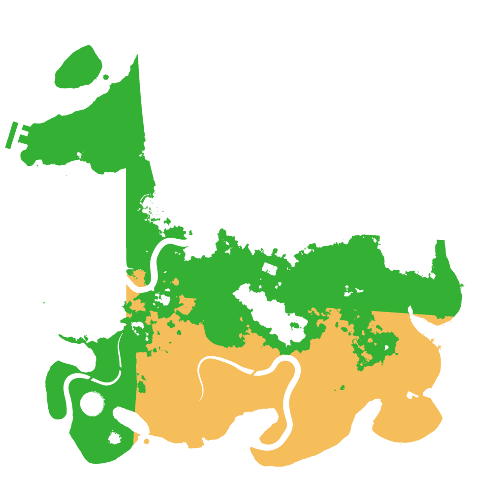 Biome Rust Map: Procedural Map, Size: 3700, Seed: 237351943