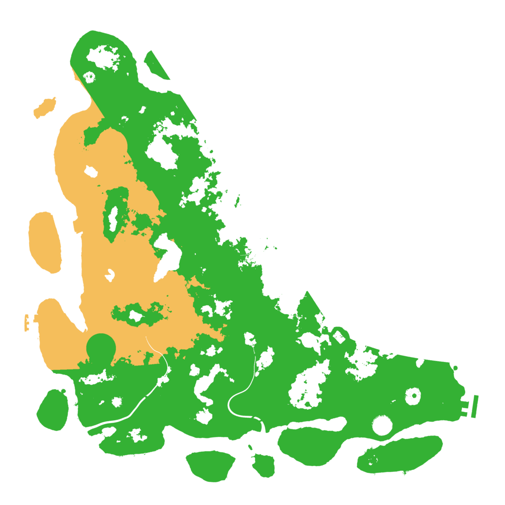 Biome Rust Map: Procedural Map, Size: 4500, Seed: 685965