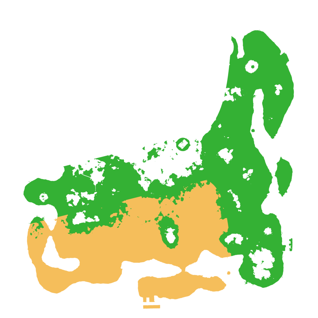 Biome Rust Map: Procedural Map, Size: 3800, Seed: 22802