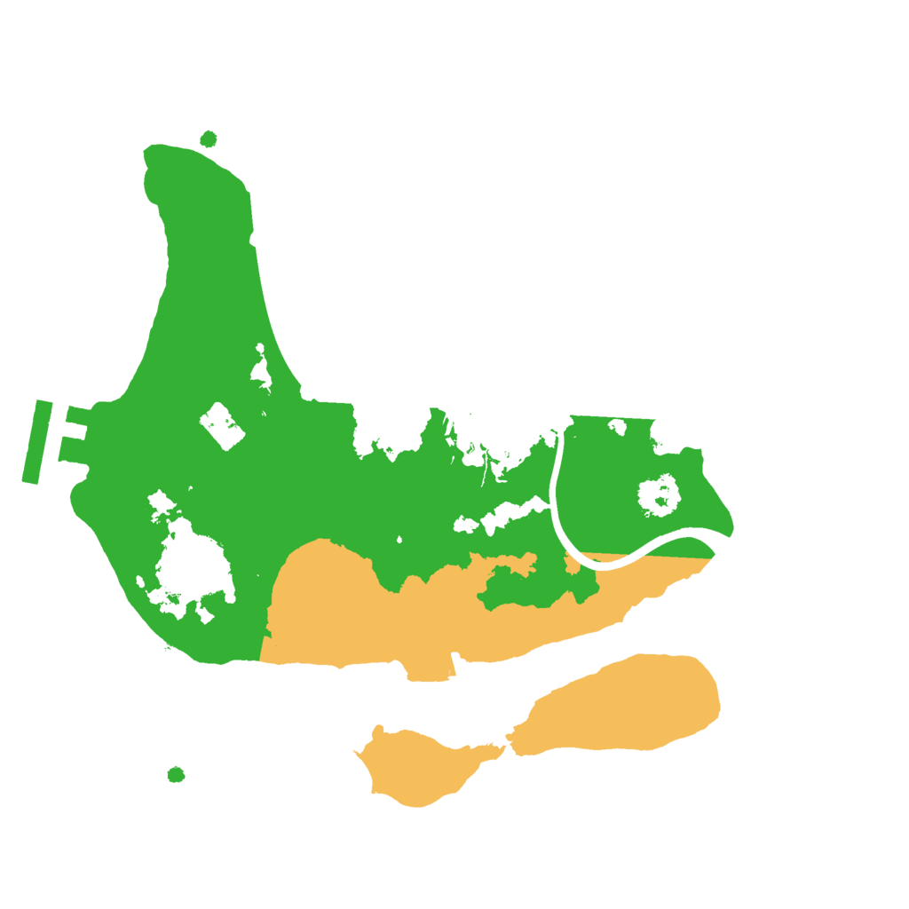 Biome Rust Map: Procedural Map, Size: 2200, Seed: 850628117