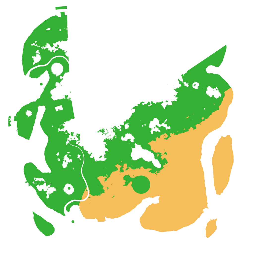 Biome Rust Map: Procedural Map, Size: 3700, Seed: 1837984489