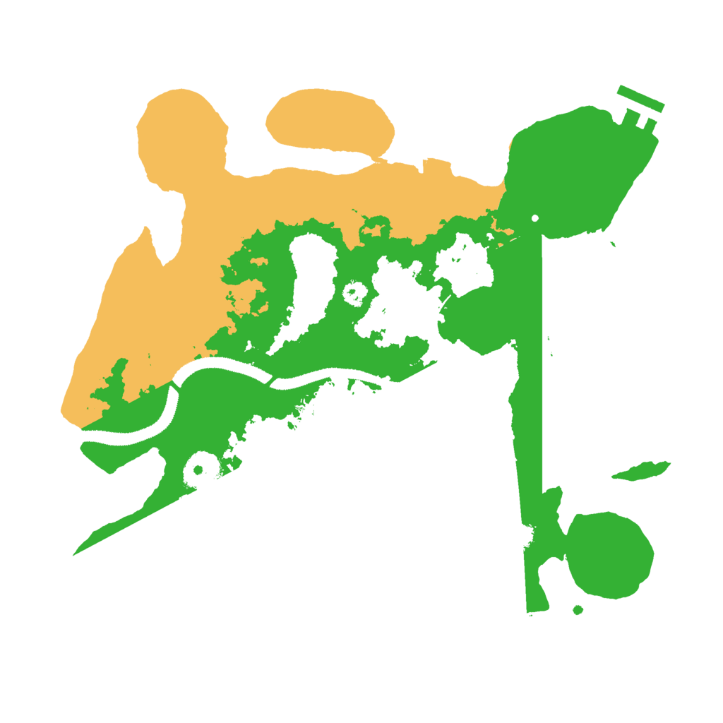 Biome Rust Map: Procedural Map, Size: 3000, Seed: 928321545