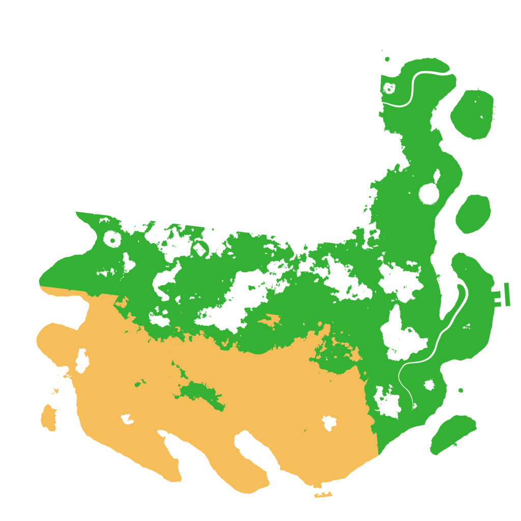 Biome Rust Map: Procedural Map, Size: 4500, Seed: 1623979035