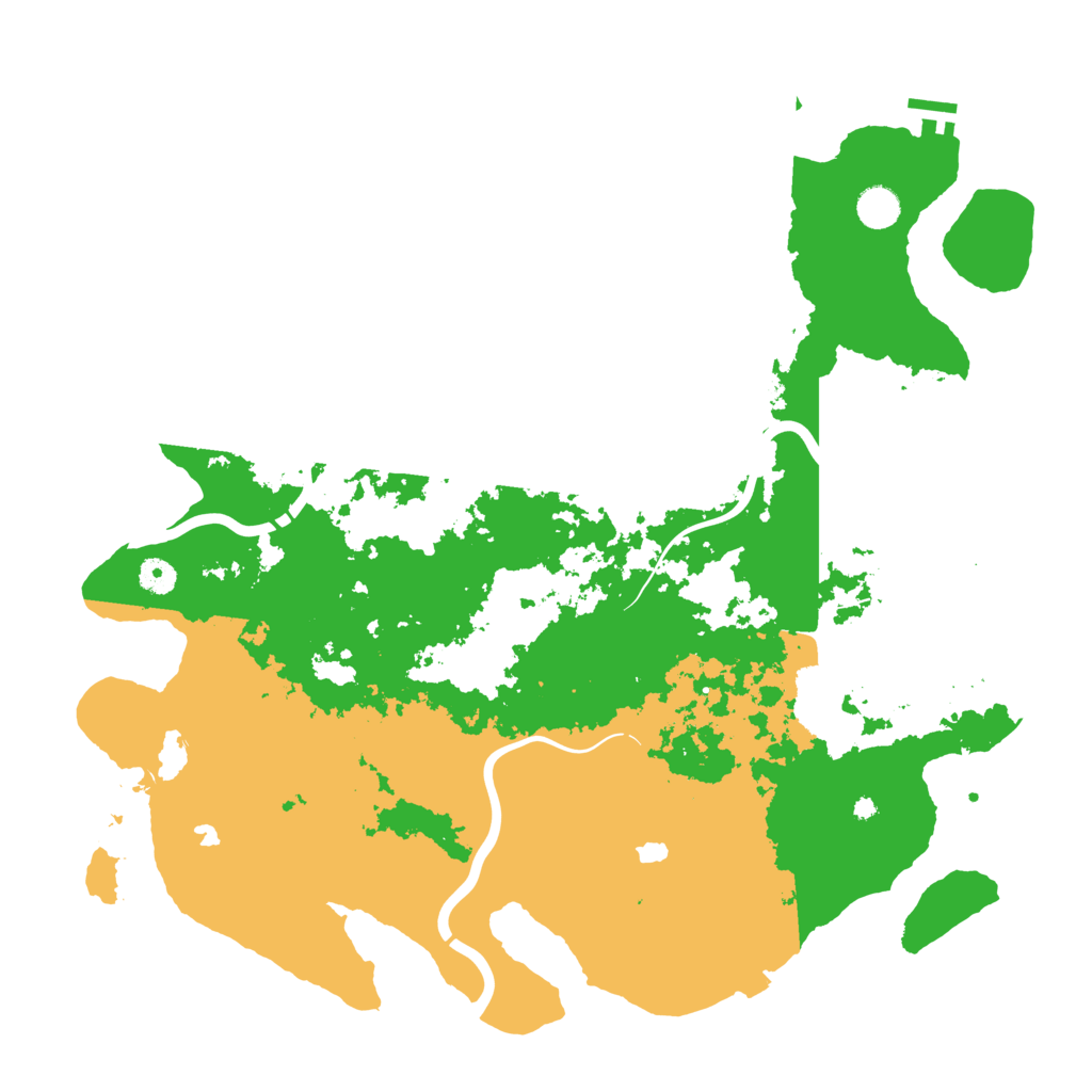 Biome Rust Map: Procedural Map, Size: 4500, Seed: 1623979035
