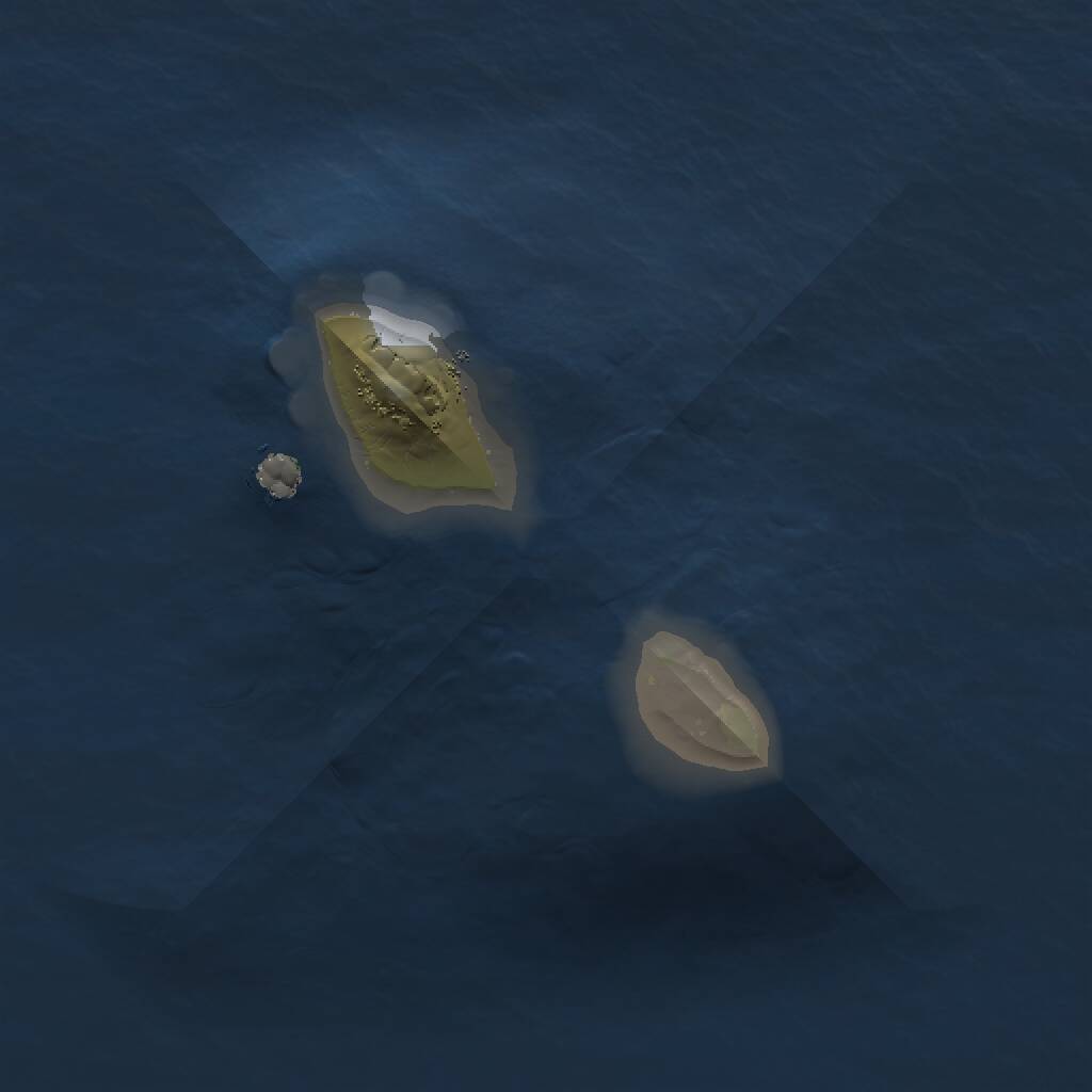 Rust Map: Procedural Map, Size: 1000, Seed: 23523, 1 Monuments