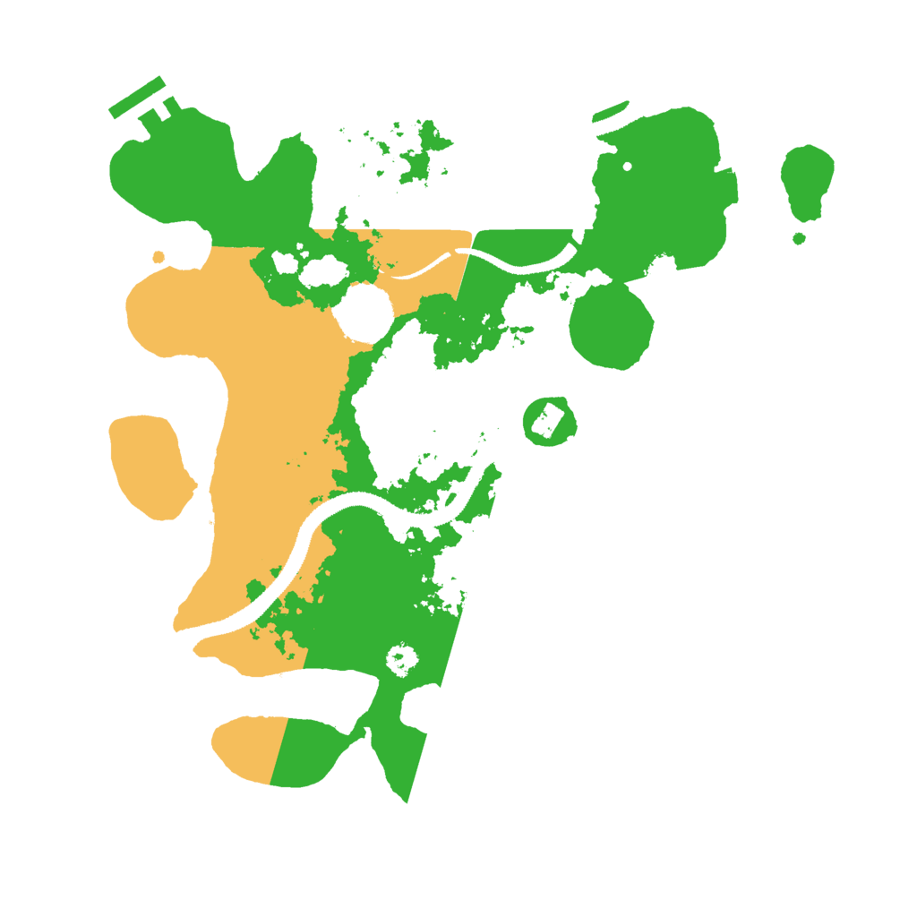 Biome Rust Map: Procedural Map, Size: 3000, Seed: 676292907