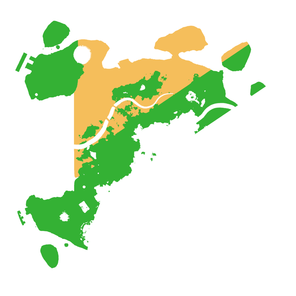 Biome Rust Map: Procedural Map, Size: 3000, Seed: 604316310
