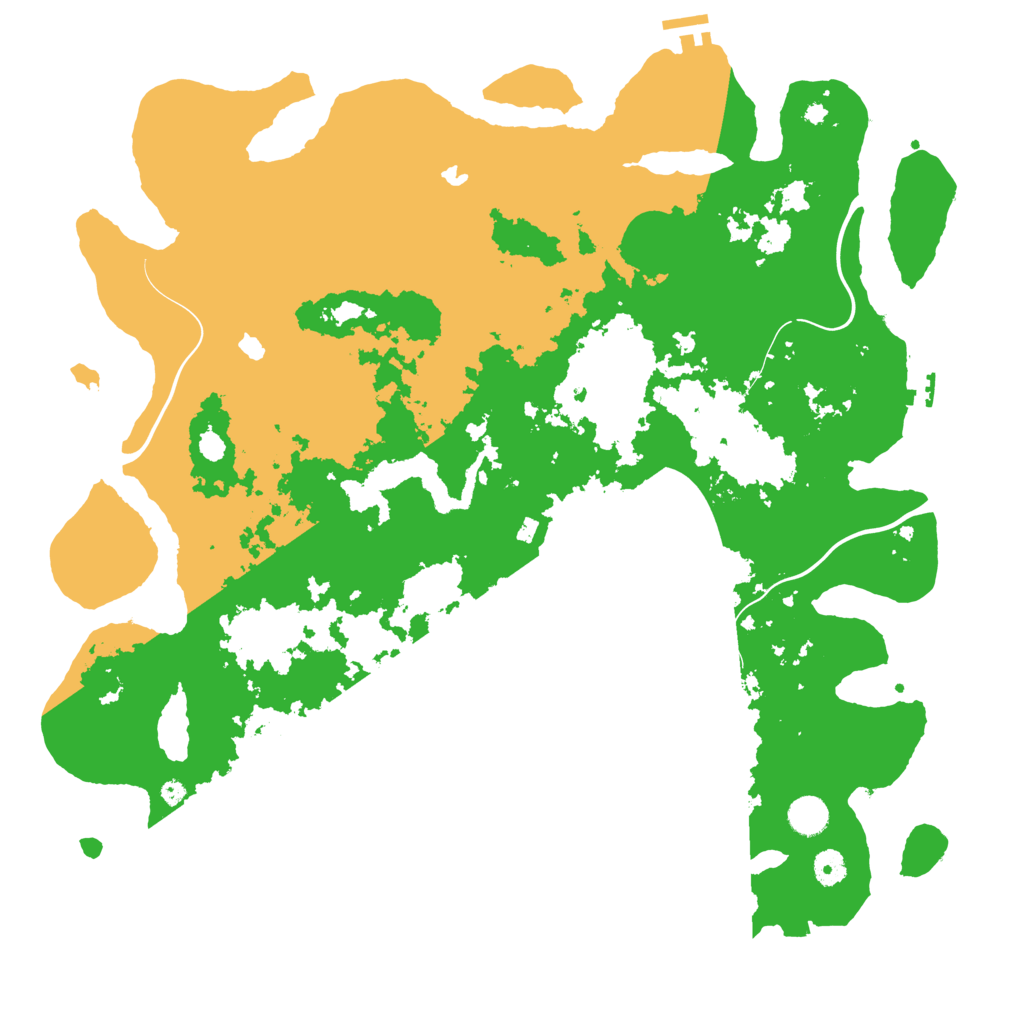Biome Rust Map: Procedural Map, Size: 4500, Seed: 289394
