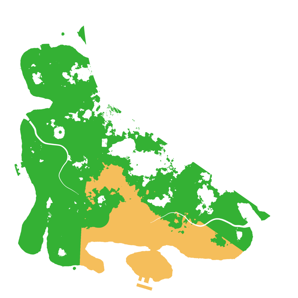 Biome Rust Map: Procedural Map, Size: 3800, Seed: 8347291