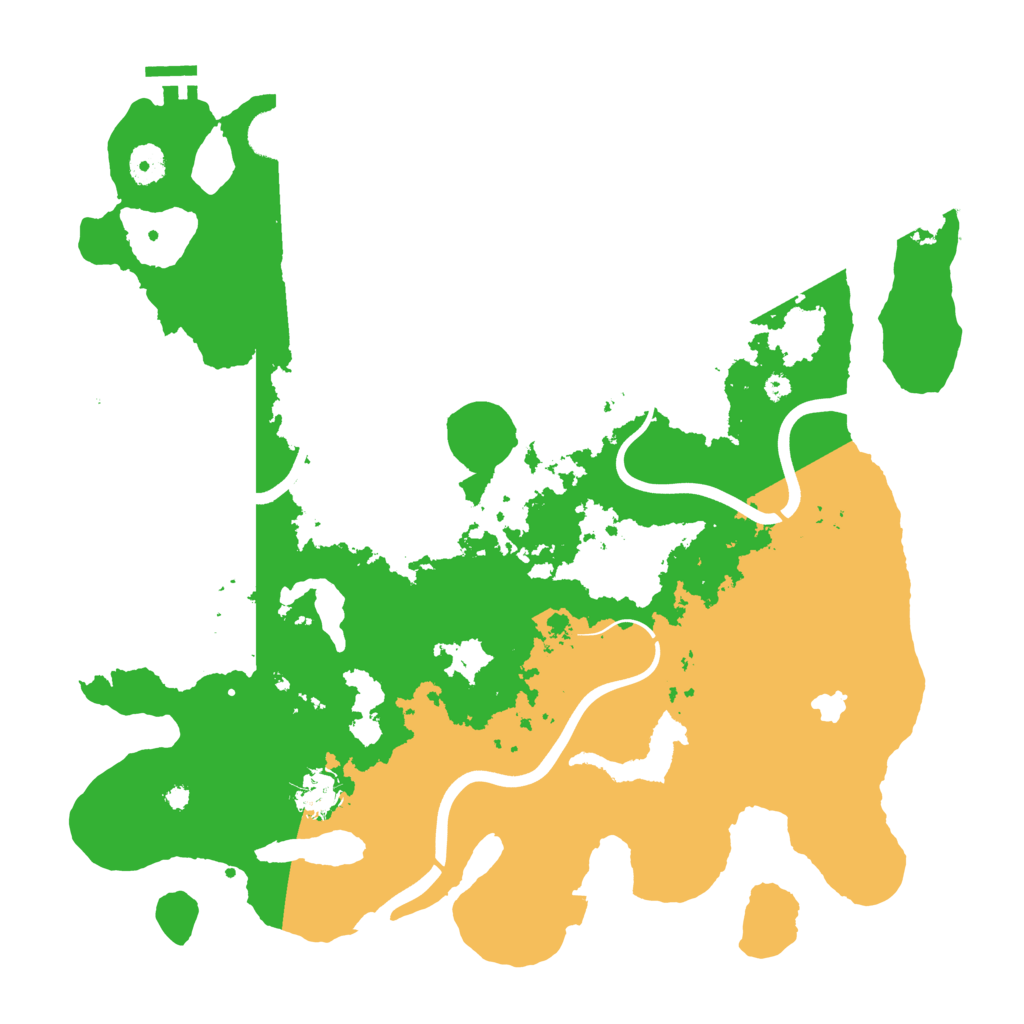 Biome Rust Map: Procedural Map, Size: 4000, Seed: 1100101