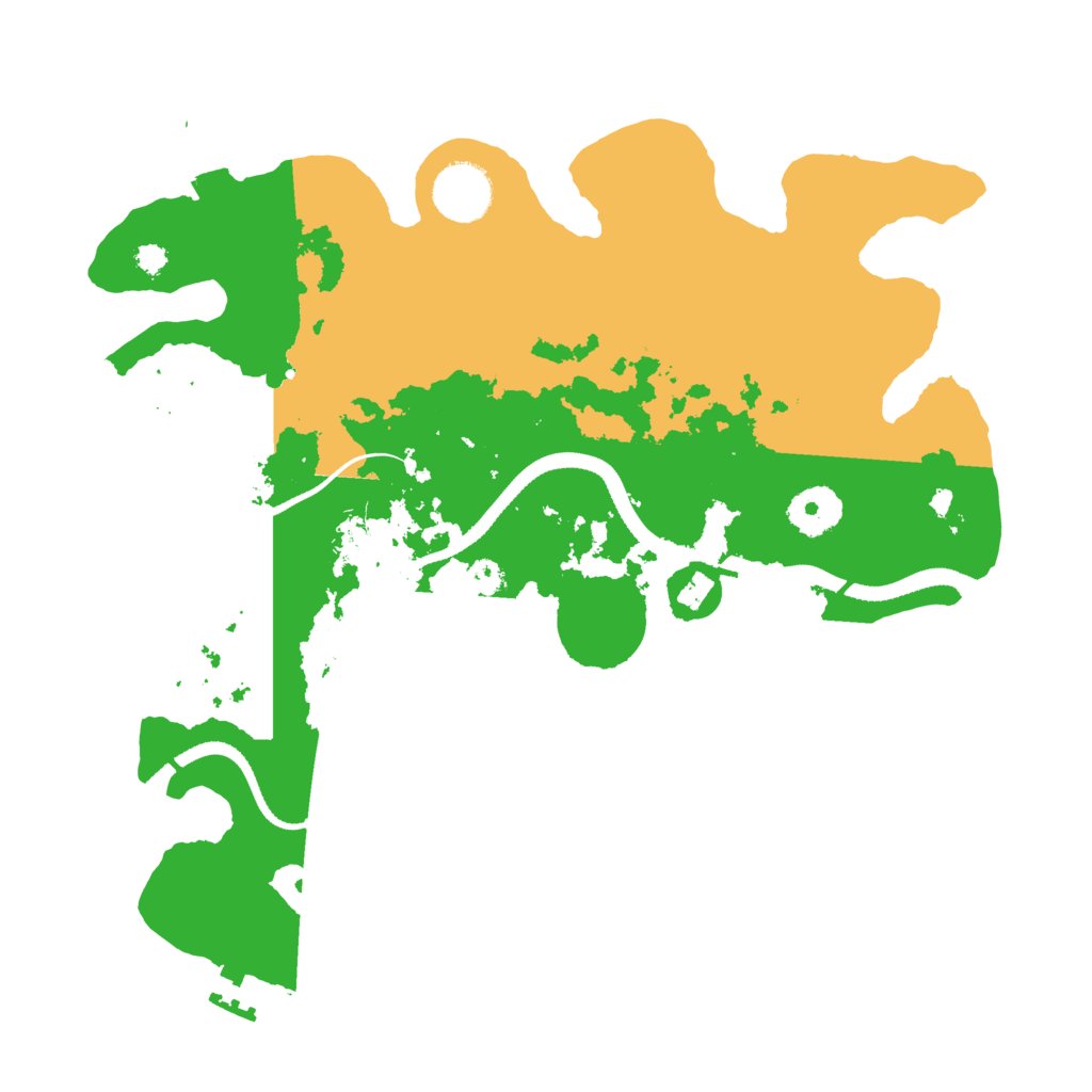 Biome Rust Map: Procedural Map, Size: 3250, Seed: 547691655