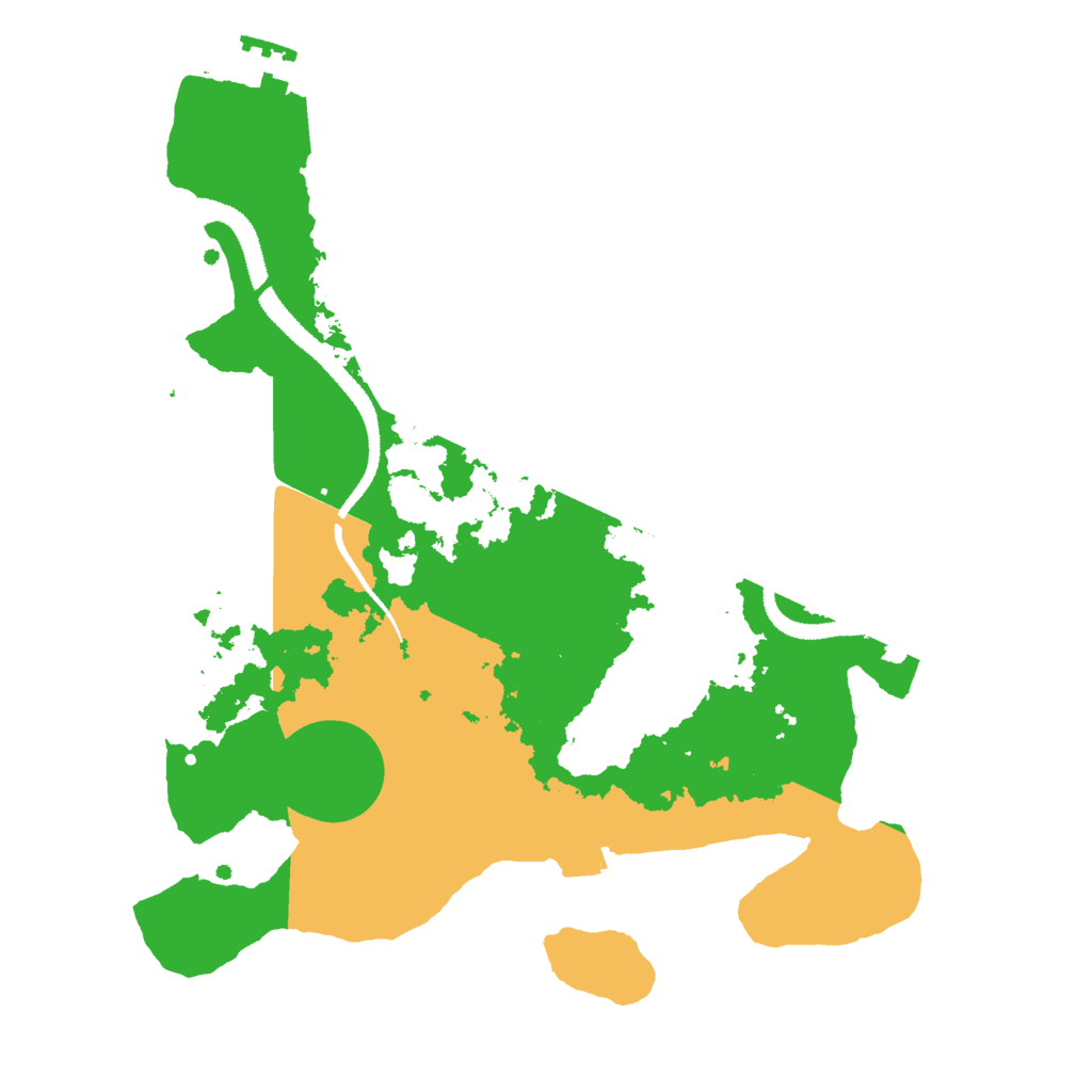 Biome Rust Map: Procedural Map, Size: 2835, Seed: 2101019289