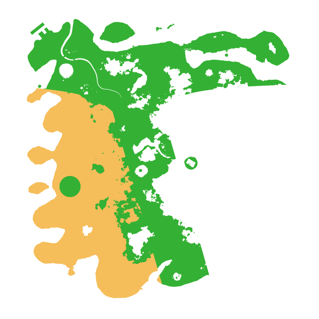 Biome Rust Map: Procedural Map, Size: 4000, Seed: 968816848