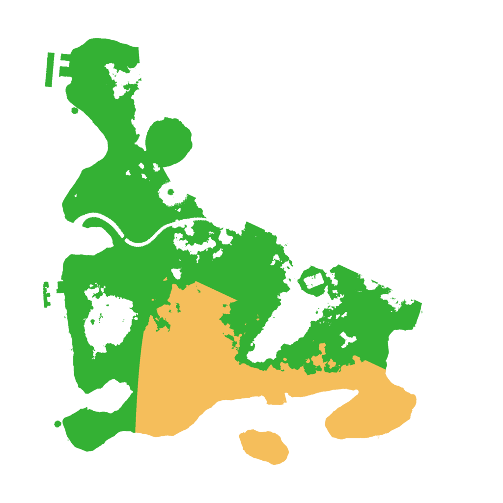 Biome Rust Map: Procedural Map, Size: 2965, Seed: 2101019289