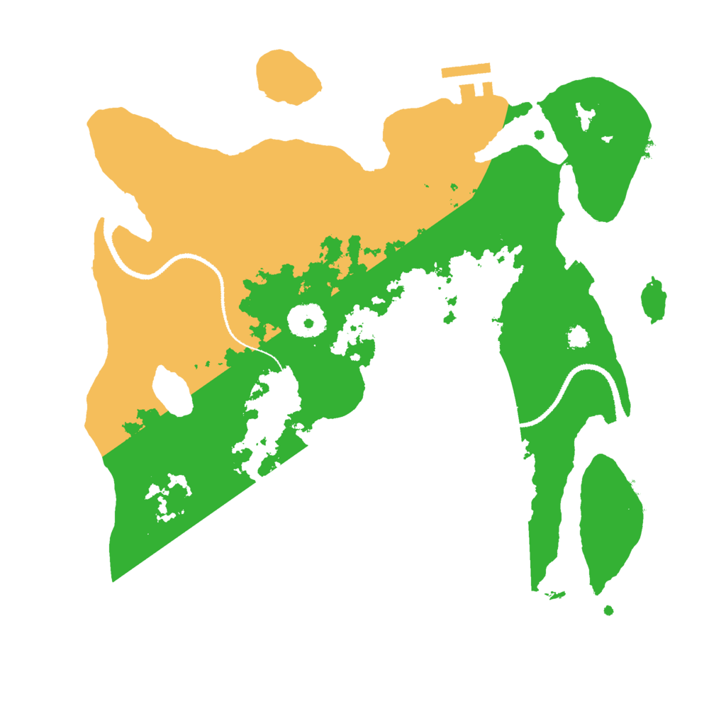 Biome Rust Map: Procedural Map, Size: 3000, Seed: 617148208