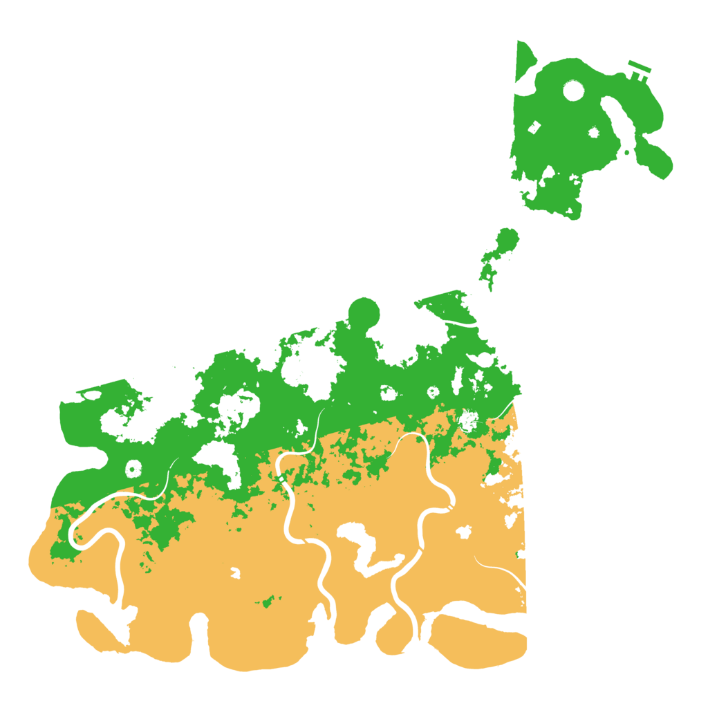 Biome Rust Map: Procedural Map, Size: 6000, Seed: 133780773