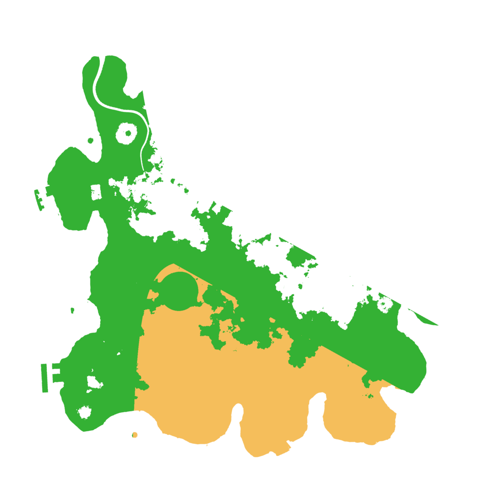 Biome Rust Map: Procedural Map, Size: 3500, Seed: 9843219
