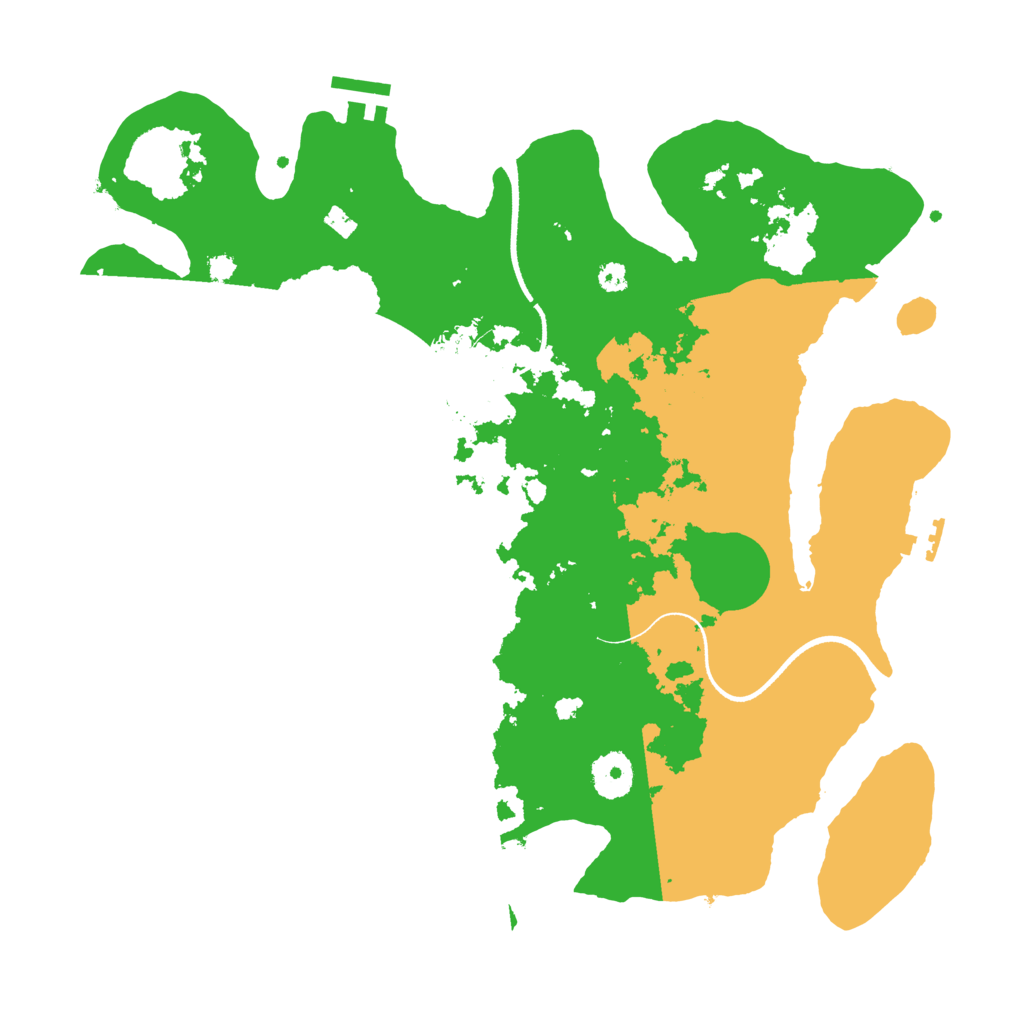 Biome Rust Map: Procedural Map, Size: 3500, Seed: 2080886721