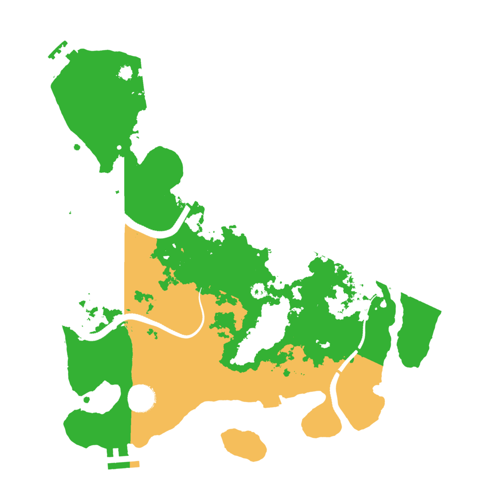 Biome Rust Map: Procedural Map, Size: 3170, Seed: 2101019289
