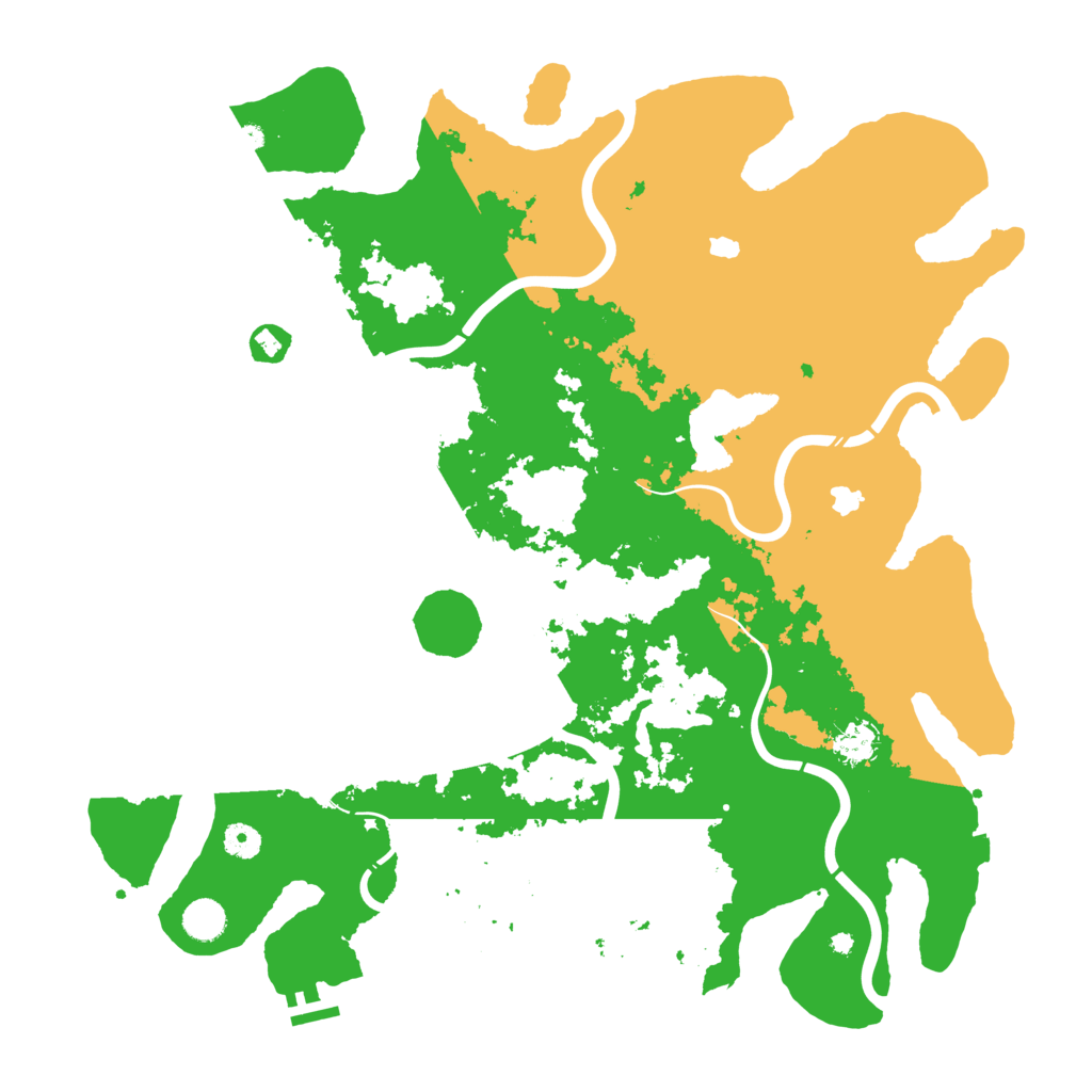 Biome Rust Map: Procedural Map, Size: 4500, Seed: 299904959