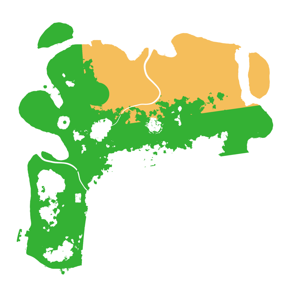 Biome Rust Map: Procedural Map, Size: 3500, Seed: 1397462417