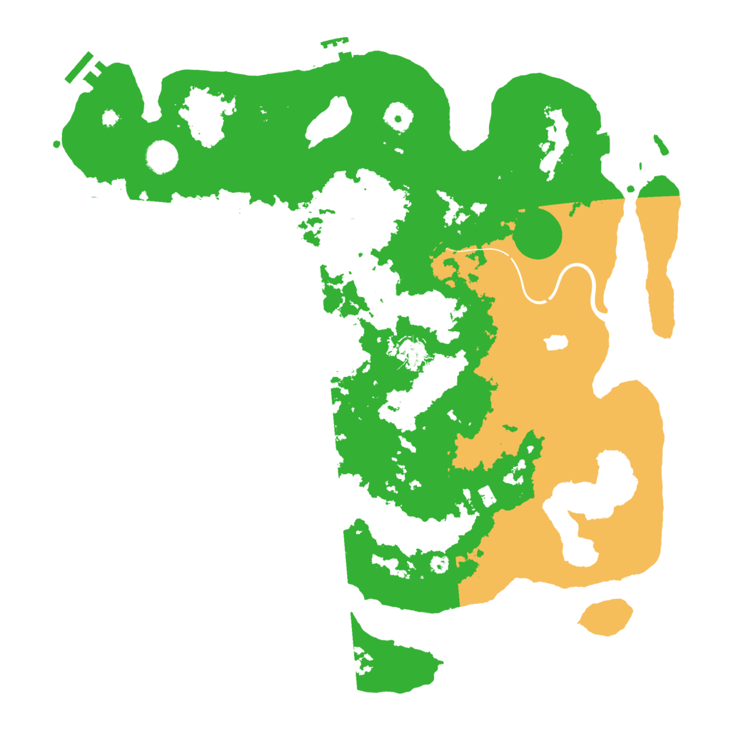 Biome Rust Map: Procedural Map, Size: 4000, Seed: 1357754769