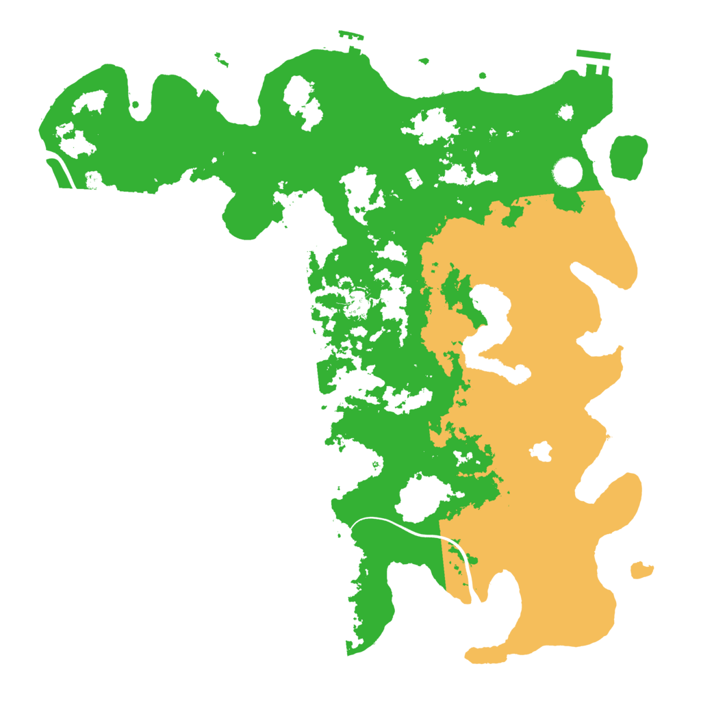 Biome Rust Map: Procedural Map, Size: 4150, Seed: 1843658160
