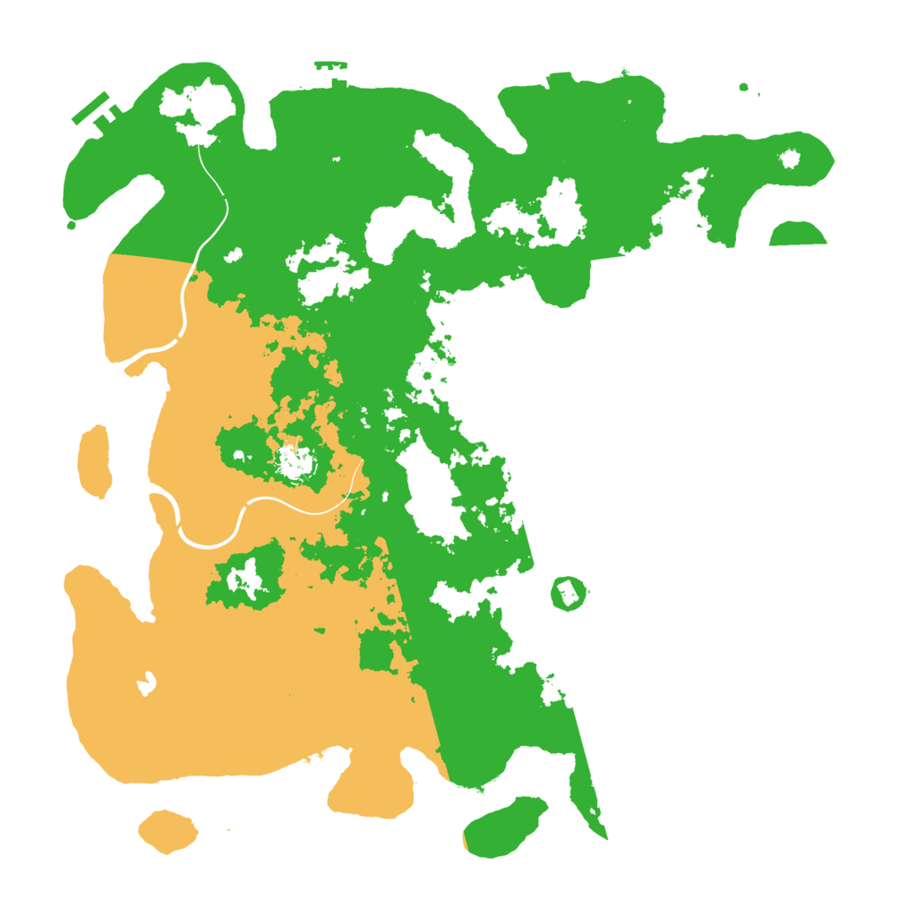 Biome Rust Map: Procedural Map, Size: 4250, Seed: 4204