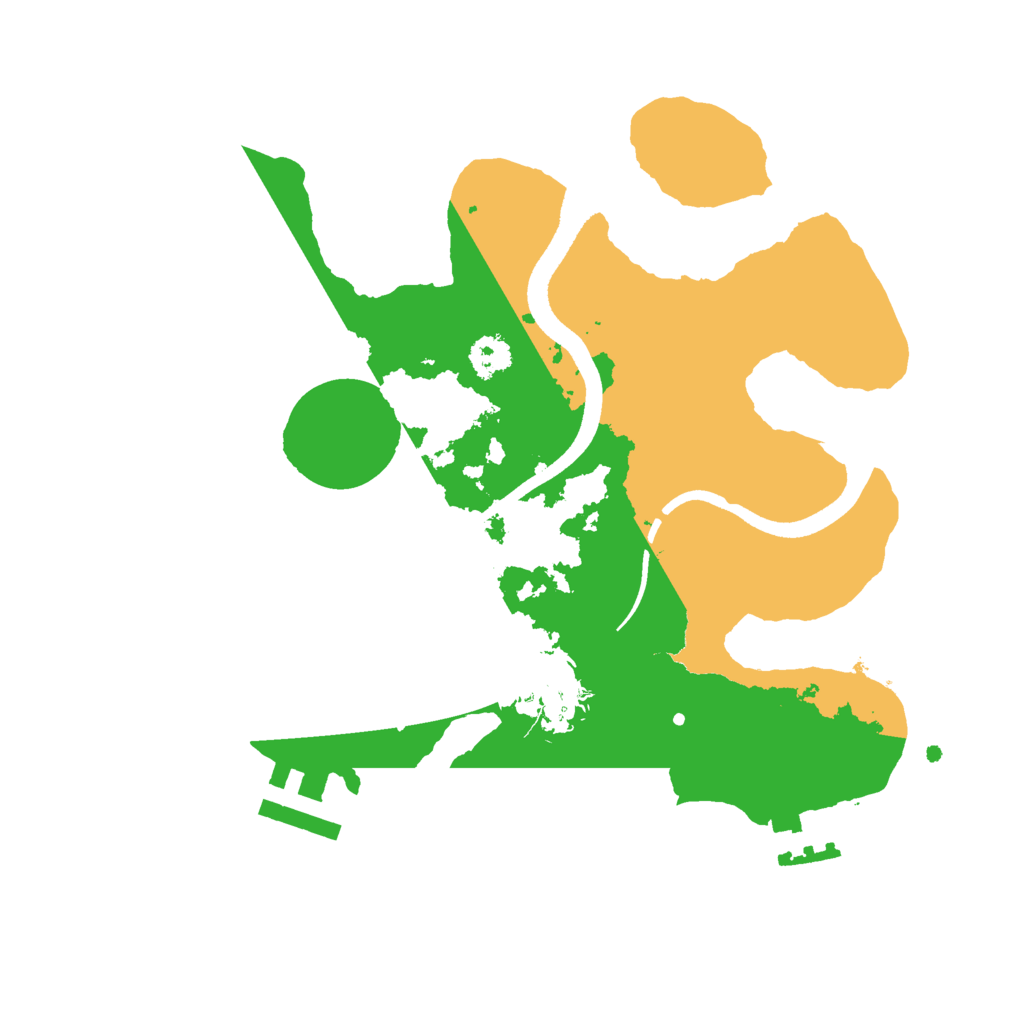 Biome Rust Map: Procedural Map, Size: 2500, Seed: 299904959