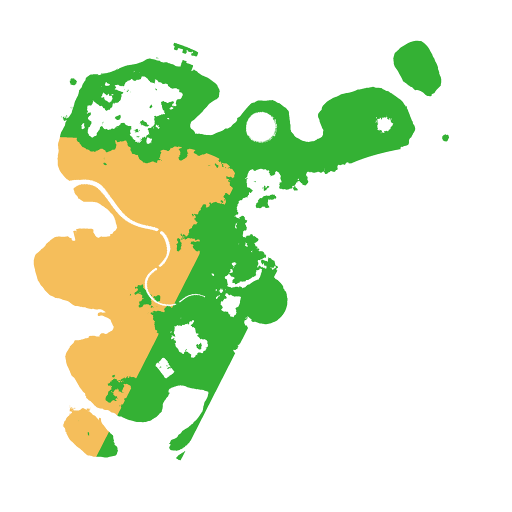 Biome Rust Map: Procedural Map, Size: 3000, Seed: 1198478405