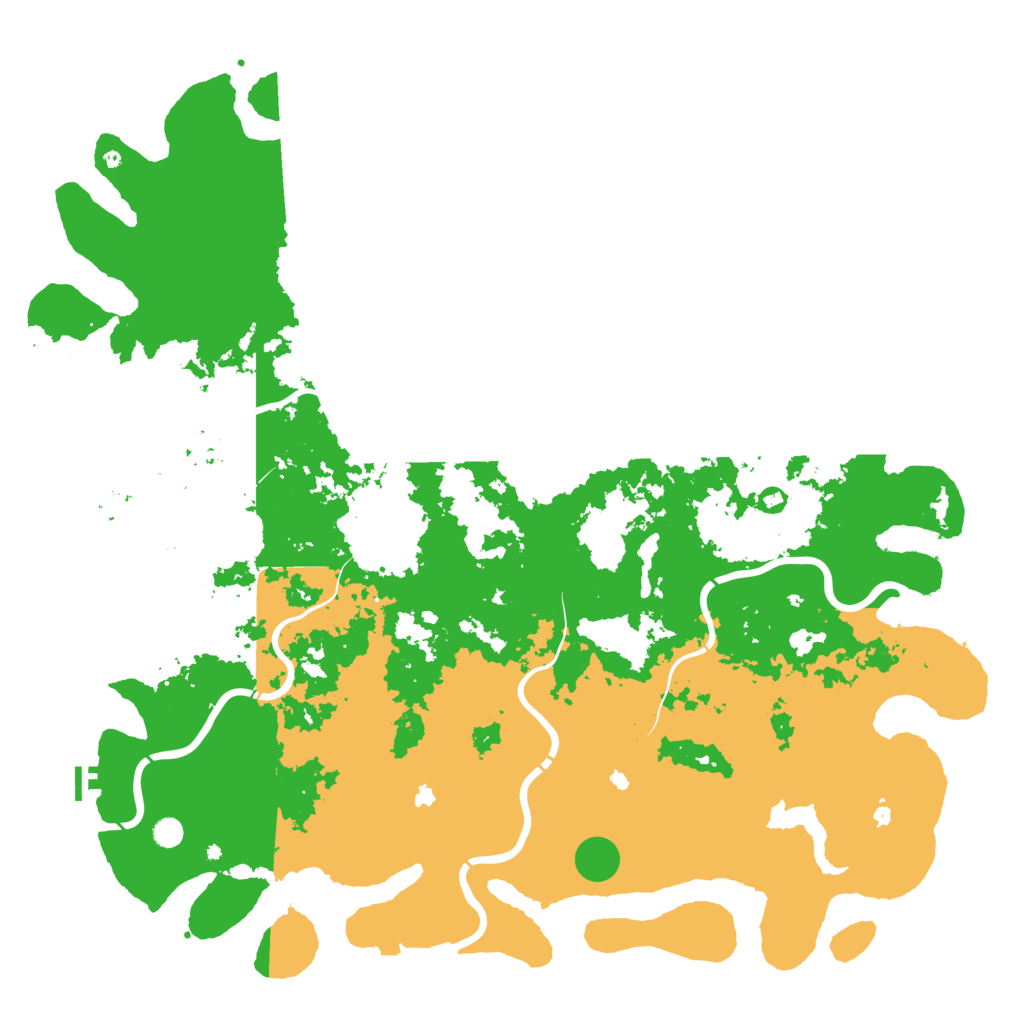 Biome Rust Map: Procedural Map, Size: 6000, Seed: 2120964782
