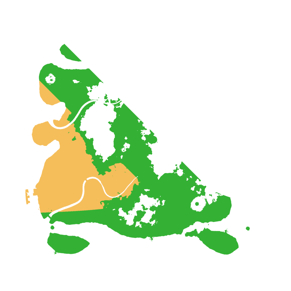 Biome Rust Map: Procedural Map, Size: 3000, Seed: 66781