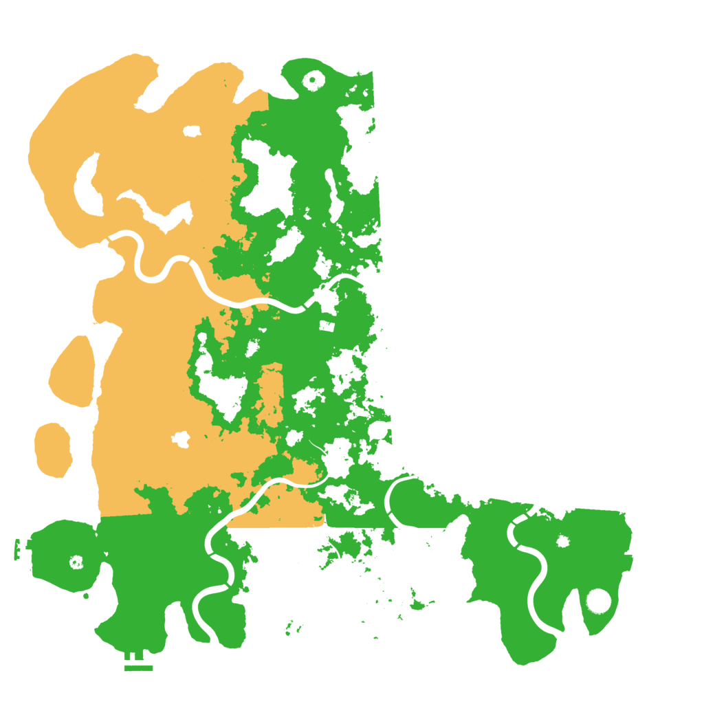 Biome Rust Map: Procedural Map, Size: 5000, Seed: 1439388169