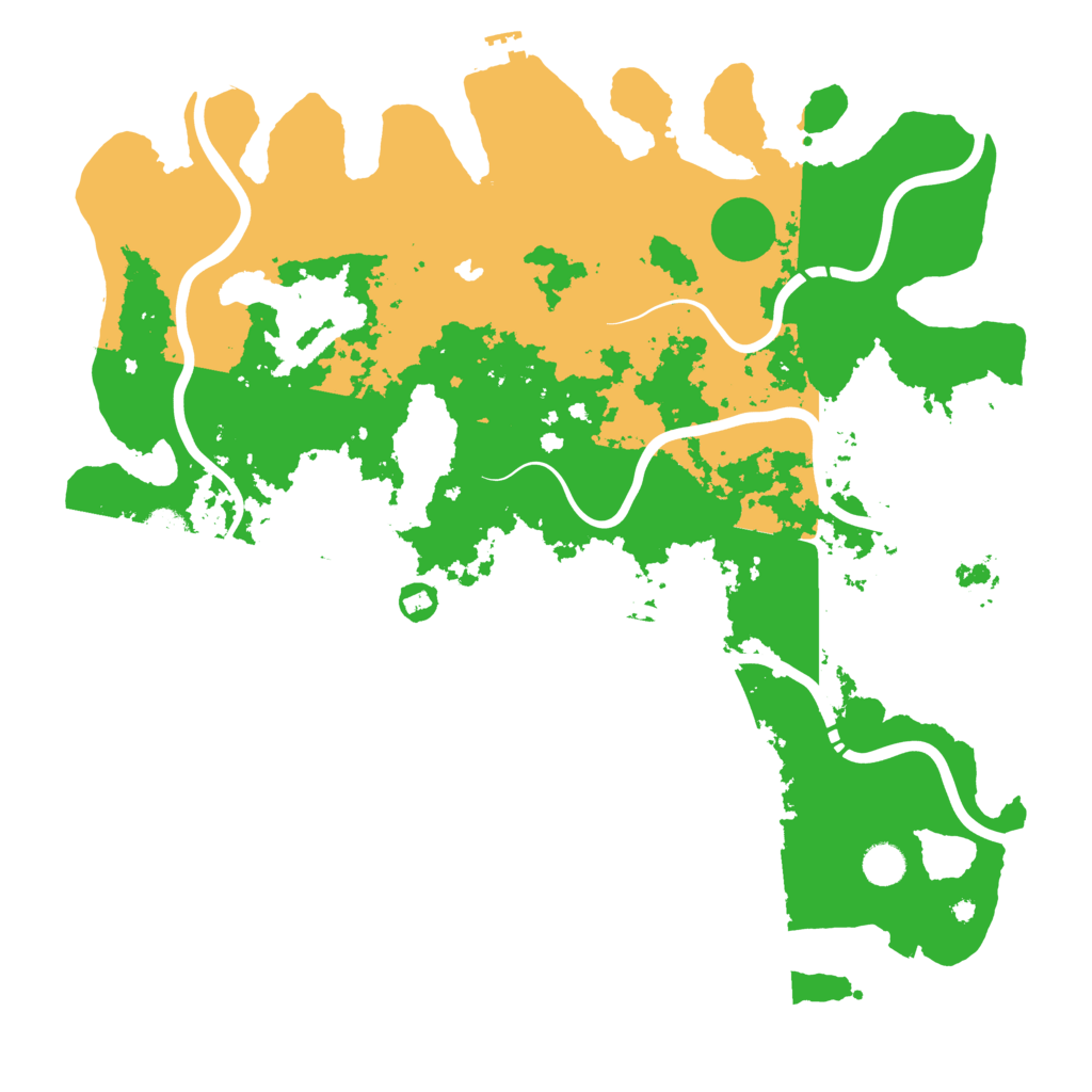 Biome Rust Map: Procedural Map, Size: 4500, Seed: 603922