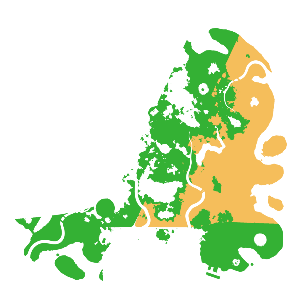 Biome Rust Map: Procedural Map, Size: 4250, Seed: 2089218221