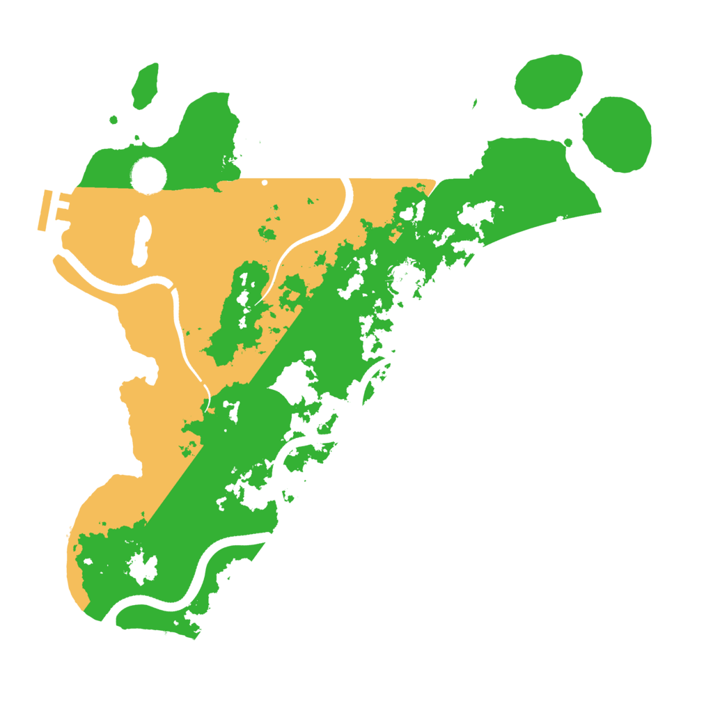 Biome Rust Map: Procedural Map, Size: 3500, Seed: 248249562