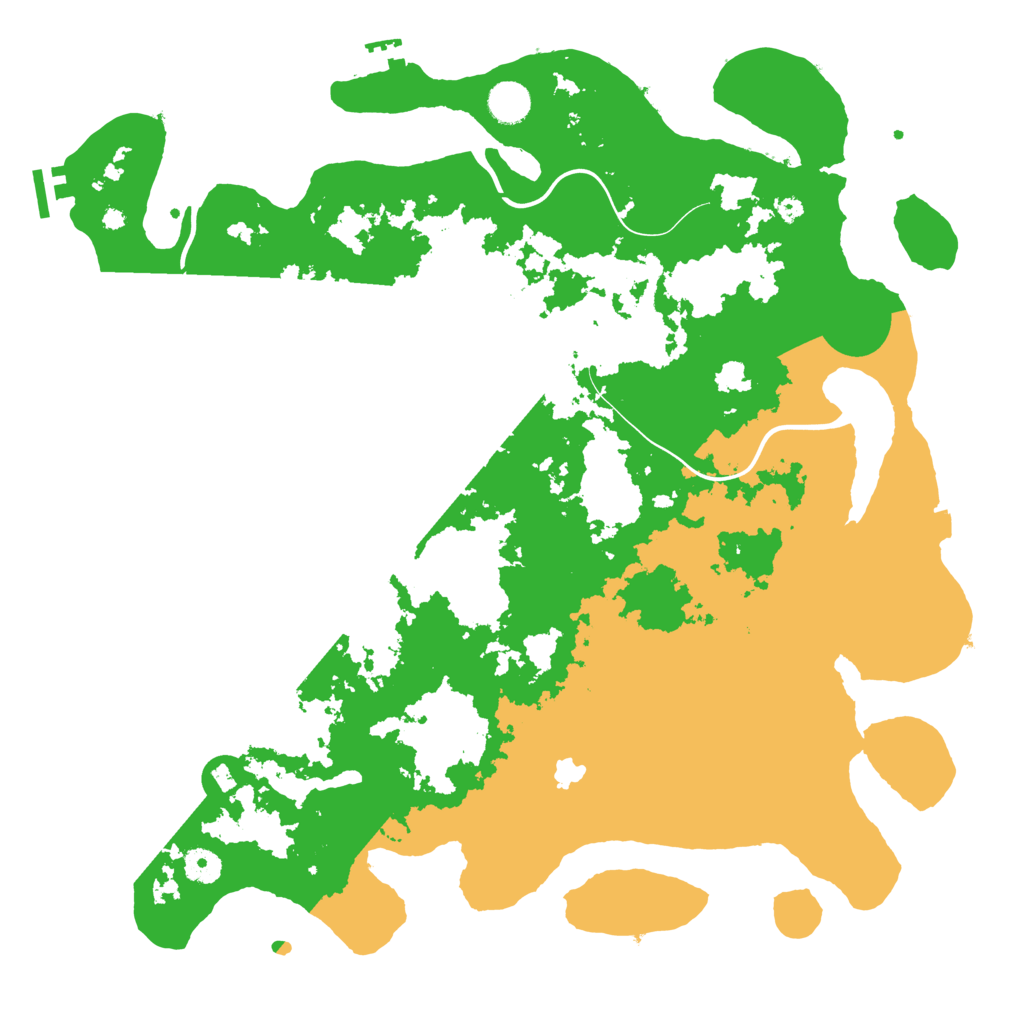 Biome Rust Map: Procedural Map, Size: 4242, Seed: 506932048