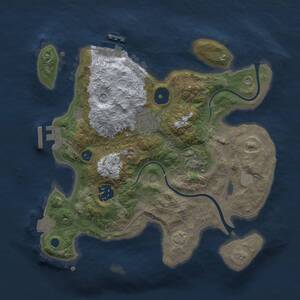 Thumbnail Rust Map: Procedural Map, Size: 2800, Seed: 536917336, 8 Monuments