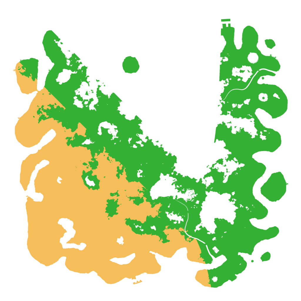 Biome Rust Map: Procedural Map, Size: 5000, Seed: 8627159